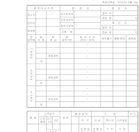 경력평정표 경력평정표